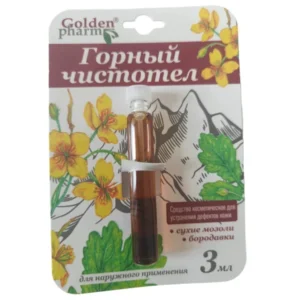 Glistnik Górski 3ml | Golden Pharm – Skuteczny na Kurzajki i Modzele