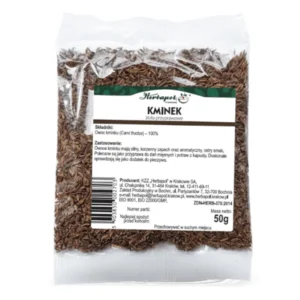 Kminek 50g – Naturalna przyprawa wspierająca trawienie | Tradycja i smak w Twojej kuchni