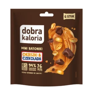 Mini Batoniki Orzeszki & Czekolada 108 g – 94% owoców i orzechów | Bez cukru dodanego | Tylko 76 kcal