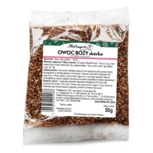 Owoc Róży Skórka 50g – Naturalne Wsparcie Odporności