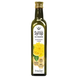 Syrop na miodzie mniszek lekarski z cytryną | Wsparcie Odporności