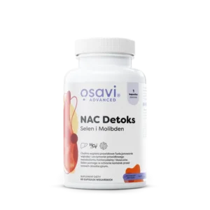 NAC Detoks, Selen i Molibden 60 kapsułek | Naturalna formuła wspierająca wątrobę i metabolizm