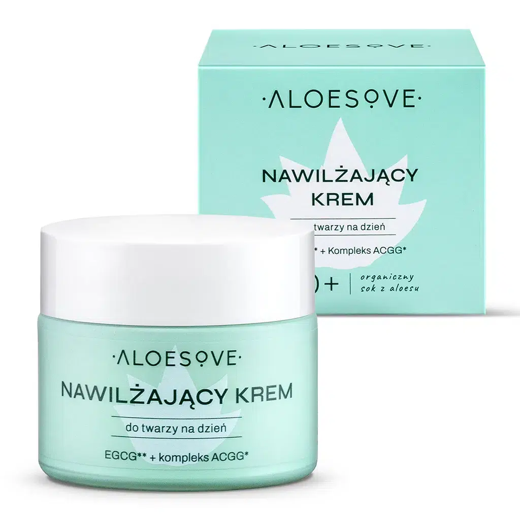 ALOESOVE Nawilżający krem do twarzy na dzień 1 Nawilżający krem do twarzy z aloesem i antyoksydantami 50 ml – ALOESOVE Sylveco