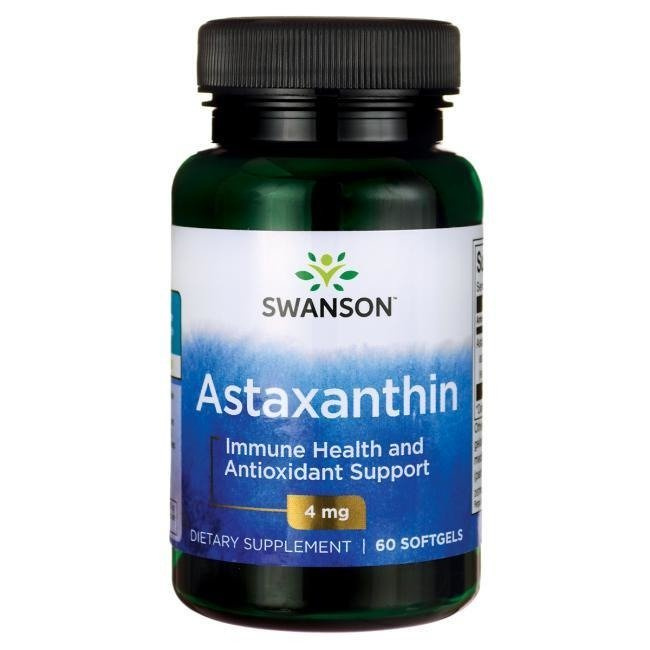 Astaksantyna 4 mg | 60 kapsułek 1 Astaksantyna 4 mg | Naturalne wsparcie antyoksydacyjne z alg