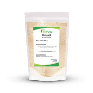 Czosnek granulowany 100 g – Delifood | Aromatyczna przyprawa o właściwościach prozdrowotnych