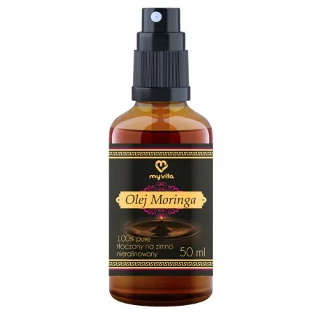 Olej moringa 100% nierafinowany | 50 ml 1 Olej moringa 100% nierafinowany tłoczony na zimno 50 ml – MyVita