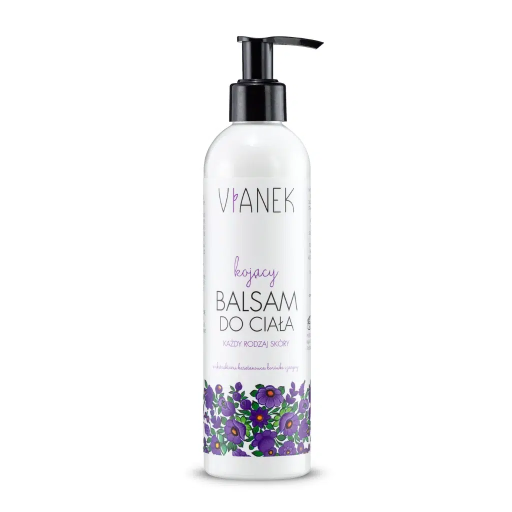 VIANEK Kojący balsam do ciała 1 Kojący balsam do ciała z ekstraktem z kasztanowca 300 ml – VIANEK