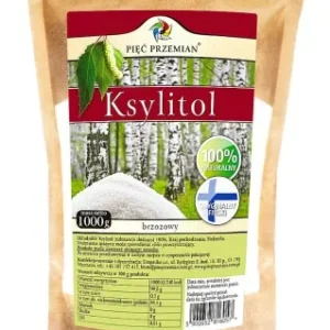 Ksylitol 1000 g – Cukier brzozowy z Finlandii | Naturalna alternatywa bez cukru | Pięć Przemian