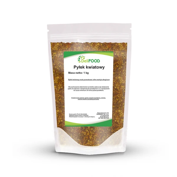 Pyłek kwiatowy | 1 kg 1 Pyłek kwiatowy 1 kg od DeliFOOD | Naturalna bomba witaminowa
