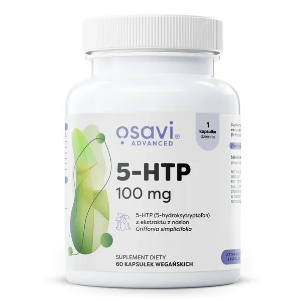 5-HTP 100 mg | 60 kapsułek 1 5-HTP (Advanced) 100 mg – 60 kapsułek wegańskich – Osavi