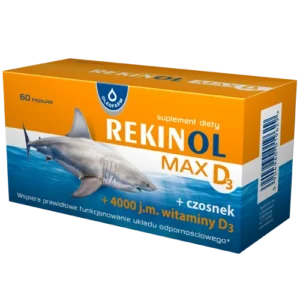Rekinol MAX D3 60 kapsułek – Oleofarm