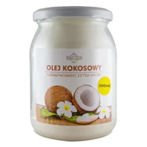Olej Kokosowy Extra Virgin 500ml – naturalna moc prosto z kokosa | Soul-Farm