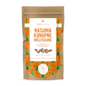 Nasiona konopne niełuskane 150g – pełnia natury i energii w czystej postaci | dobrekonopie