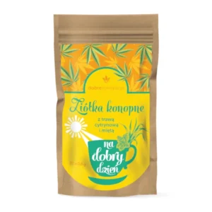 Ziółka konopne na dobry dzień 16g (20 saszetek) – naturalna energia i równowaga umysłu | dobrekonopie