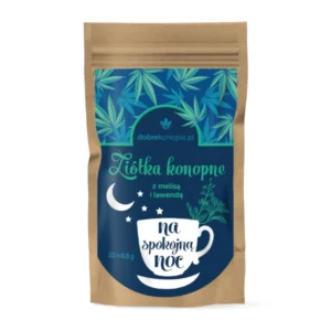 Ziółka konopne na spokojną noc 16g (20 saszetek) – naturalny rytuał relaksu i snu