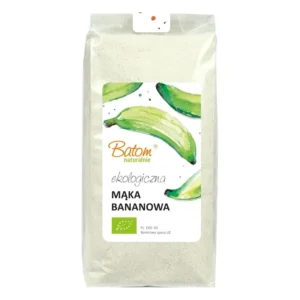 Mąka bananowa BIO 500g BATOM – naturalna alternatywa dla tradycyjnych mąk