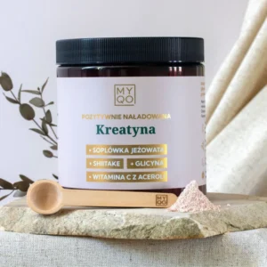 Suplement diety Kreatyna monohydrat 300 g – Pozytywnie naładowana – myqo