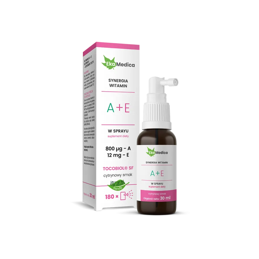 Witamina A + E w sprayu 1 Witamina A + E | 30 ml – EkaMedica