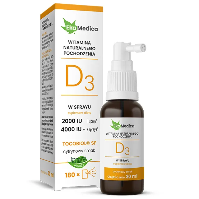 Witamina D3 w sprayu 1 Witamina D3 w sprayu | 30 ml – EkaMedica