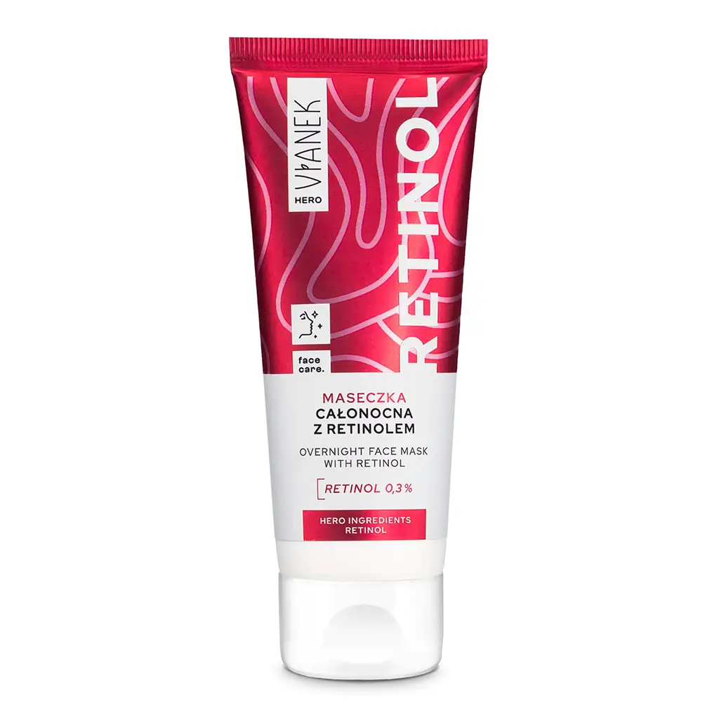 VIANEK HERO Maseczka całonocna 1 VIANEK HERO – Maseczka całonocna z 0,3% retinolem (75 ml)