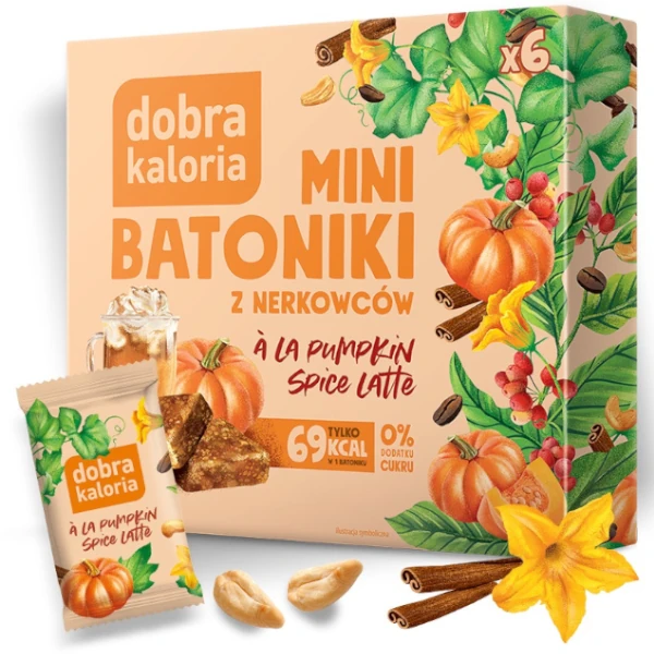 Mini batoniki o smaku à la Pumpkin Spice Latte | 102 g 1 Mini batoniki o smaku à la Pumpkin Spice Latte – 102 g