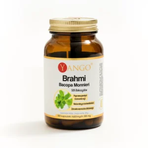 Brahmi (Bacopa monnieri) - ekstrakt 50% bakozydów - 100 kapsułek | YANGO