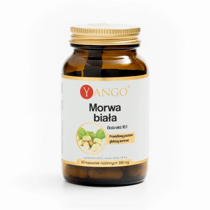 Morwa Biała ekstrakt 10:1 | 60 kapsułek 1 Morwa Biała - ekstrakt 10:1 | 60 kapsułek