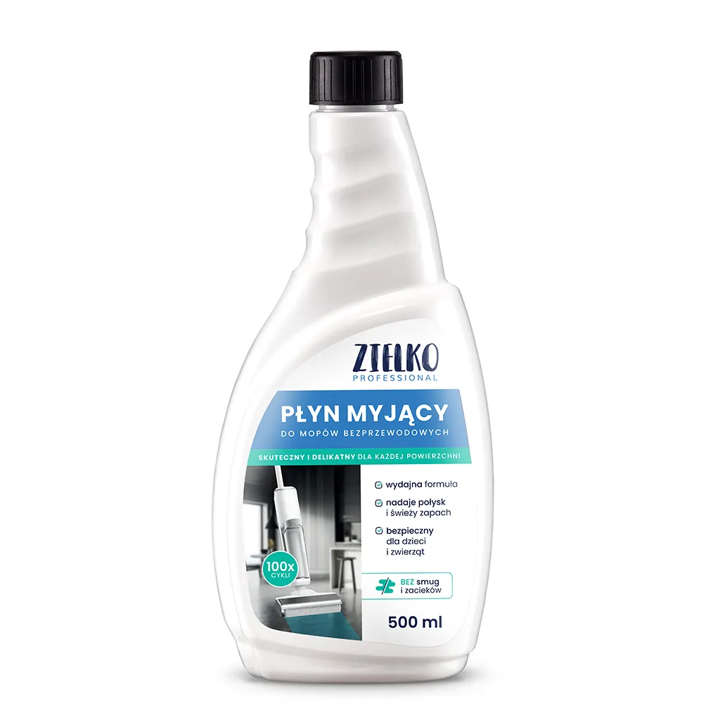 ZIELKO Płyn myjący do mopów bezprzewodowych 500 ml 1 ZIELKO Płyn myjący do mopów bezprzewodowych