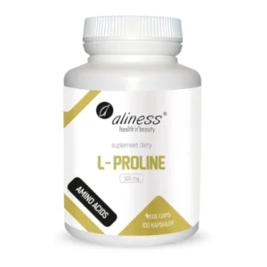L-Proline 500 mg | 100 kapsułek VEGE - Aliness
