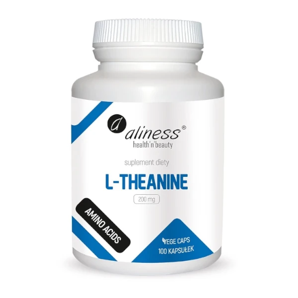 L-Theanine 200 mg | 100 kapsułek VEGE 1 L-Theanine 200 mg | 100 kapsułek VEGE - aliness
