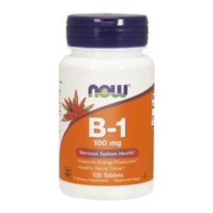 NOW Foods B-1 100 mg - Witamina B1 | 100 tabletek