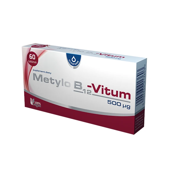 Metylo B12-Vitum | 60 Tabletek 1 Metylo B12-Vitum | 60 Tabletek - Oleofarm