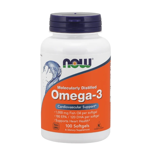 NOW Foods Omega-3 | 100 kapsułek 1 NOW Foods Omega-3 | 100 kapsułek
