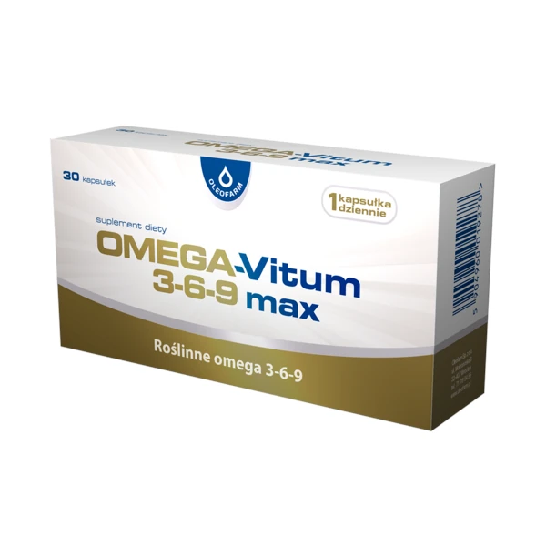 Omega-Vitum 3-6-9 MAX | 30 kapsułek 1 Omega-Vitum 3-6-9 MAX | 30 kapsułek - Oleofarm