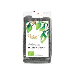 Sezam czarny niełuskany - 250 g - Batom BIO