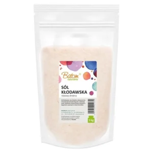 Sól kłodawska drobna różowa | 1kg - Batom