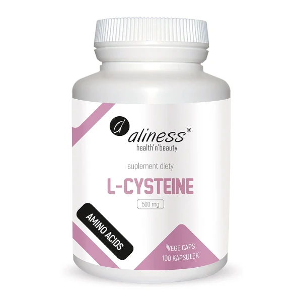 L-Cysteine 500 mg | 100 kapsułek VEGE 1 L-Cysteine 500 mg | 100 kapsułek VEGE - Aliness